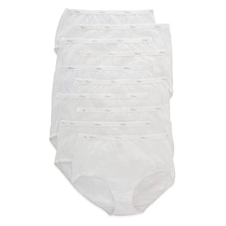 Hanes womens Cotton briefs underwear, 10 Pack - Brief White, 7 US
