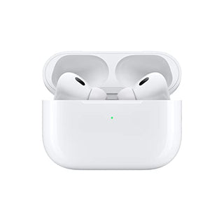 Apple AirPods Pro (2nd Gen) Wireless Earbuds, Up to 2X More Active Noise Cancelling, Adaptive Transparency, Personalized Spatial Audio MagSafe Charging Case (Lightning) Bluetooth Headphones for iPhone