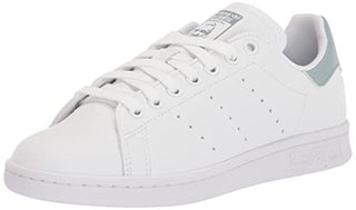 adidas Originals Women's Stan Smith Sneaker, White/Magic Grey/Clear Pink, 10
