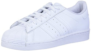 adidas Women's Superstar Sneaker, White/White/White, 7
