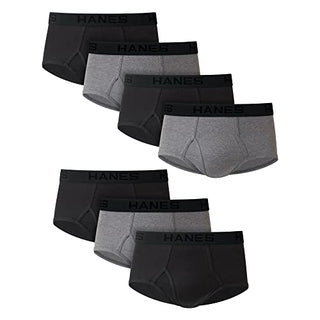 Hanes mens Ultimate Tagless Brief, 7 Pack - Assorted, Large