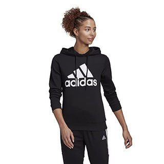 adidas Women's Essentials Relaxed Logo Hoodie, Black, X-Large