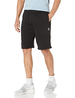 adidas Originals Men's Trefoil Essentials Shorts, Black, Large