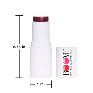 BOOM! by Cindy Joseph Cosmetics Boomstick Color - Lip & Cheek Tint Makeup Sticks for Older Women & Mature Skin - Cream Blush Stick for Cheeks & Lips