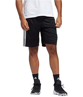 adidas Men's 3g Speed X Shorts, Black/White/White, Large