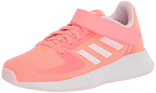 adidas Runfalcon 2.0 Running Shoe, Acid Red/White/Clear Pink, 10.5 US Unisex Little Kid