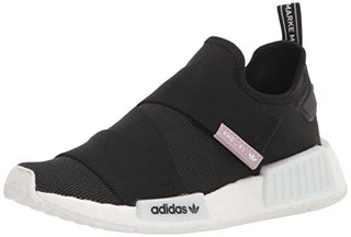 adidas Women's NMD_r1 Sneaker, Black/Black/Core White, 8