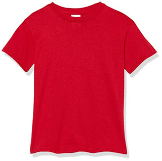 Hanes Boys' EcoSmart Short Sleeve Tee Value Pack (3-Pack), Deep Red, Large