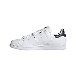 adidas Originals Women's Stan Smith (End Plastic Waste) Sneaker, White/Collegiate Navy/White, 9.5