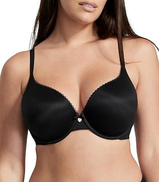 Victoria's Secret Perfect Shape Push Up Bra, Full Coverage, Padded, Bras for Women, Body by Victoria Collection, Black (34C)
