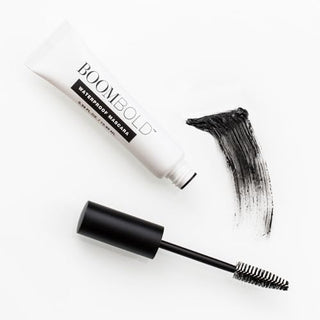 BOOM! by Cindy Joseph Boom Bold - Waterproof Volumizing Mascara - Gentle, Non-Clumping Mascara in Jet Black - Hypoallergenic - Safe for Sensitive Eyes