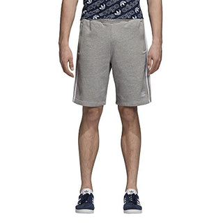 adidas Originals Men's 3-Stripes Shorts, medium grey heather,