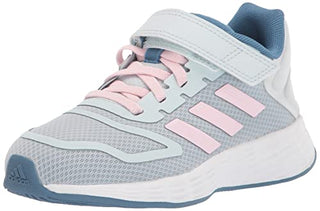 adidas Kids Duramo 10 Running Shoe, Blue Tint/Clear Pink/Altered Blue (Elastic), 9 US Unisex Toddler
