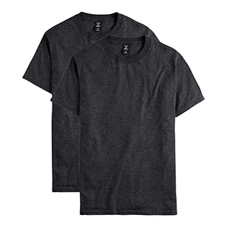 Hanes mens Short Sleeve Beefy-t (Pack of 2) T Shirt, Charcoal Heather, XX-Large US