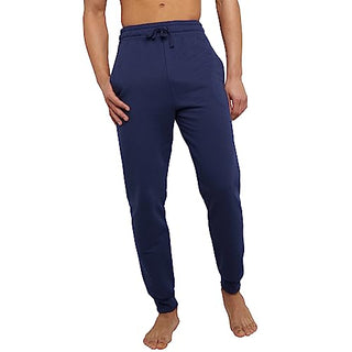 Hanes Men's Jogger Sweatpant with Pockets, Navy, Medium