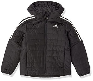 adidas Boys' Classic Puffer Jacket, Adi Black, Large (14/16)