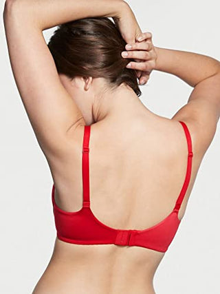 Victoria's Secret Perfect Shape Push Up Bra, Full Coverage, Padded, Bras for Women, Body by Victoria Collection, Red (32A)
