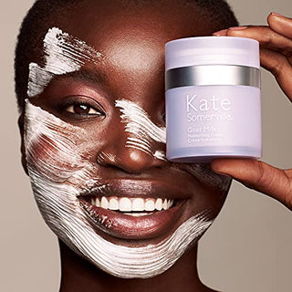 Kate Somerville Goat Milk Duo - Moisturizing Cleanser + Moisturizing Cream - Gentle Daily Wash Relieves Dry Skin & Deeply Hydrating Face Moisturizer Soothes Dryness