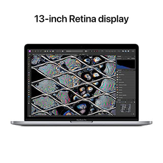 Apple 2022 MacBook Pro Laptop with M2 chip: 13-inch Retina Display, 8GB RAM, 256GB SSD Storage, Touch Bar, Backlit Keyboard, FaceTime HD Camera. Works with iPhone and iPad; Space Gray