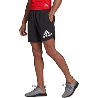 adidas Men's Run It Shorts, Black (Logo), X-Large