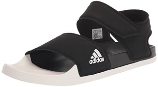 adidas Unisex Adilette Sandals, Black/White/Black, 4 US Men