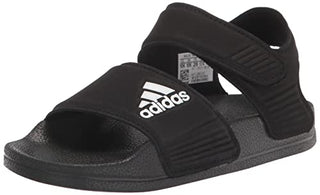adidas Adilette Sandals, Core Black/White/Core Black, 6 US Unisex Big Kid