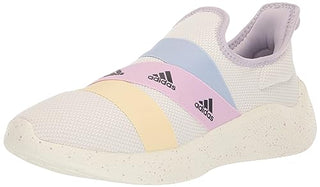 adidas Women's Puremotion Adapt Sportswear Sneaker, White/Carbon/Almost Yellow, 8.5
