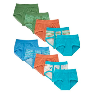 Hanes Toddler Boys' Underwear, Pure Comfort 100% Cotton Boxer Briefs & Brief Underwear, 10-Pack, Assorted, 4T