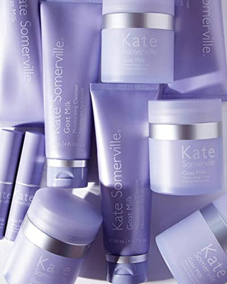 Kate Somerville Goat Milk Moisturizing Cream - Deeply Hydrating Daily Facial Moisturizer – Gentle Face Lotion Suitable for Sensitive Skin, 1.7 Fl Oz