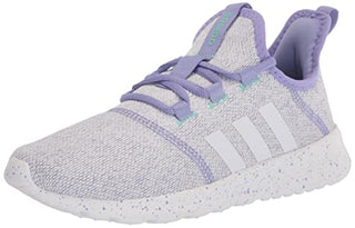 adidas Cloud Foam-Pure Running Shoe, Light Purple/White/Pulse Mint, 1.5 US Unisex Little Kid